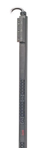 APC NetShelter Basic Rack PDU, Zero U, 12.5kW, 208V, 30 C13 and 6 C19 outlet, 10ft input cord