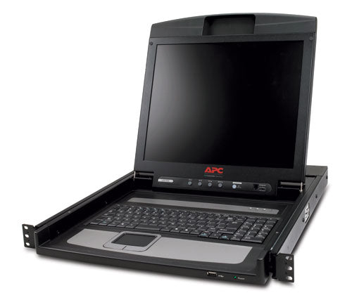 APC AP5717UK rack console 43.2 cm (17") Black