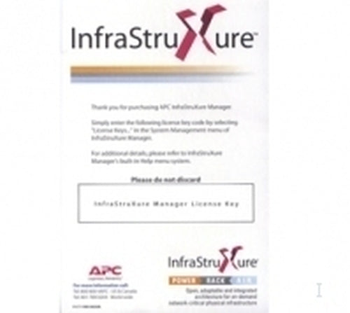 APC InfraStruXure® Manager, 25 User 25 license(s)