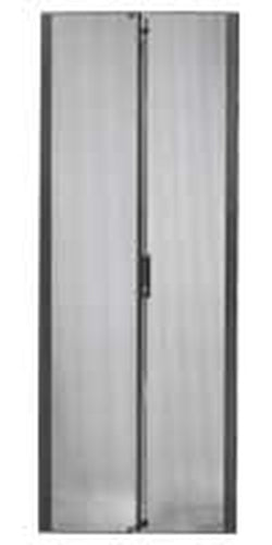 APC NetShelter SX 48U 750mm Wide Perforated Split Doors Black
