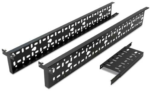 APC NetShelter Cable Management, Vertical Cable Manager, for NetShelter SX, Black, 76 x 1880 x 76 mm
