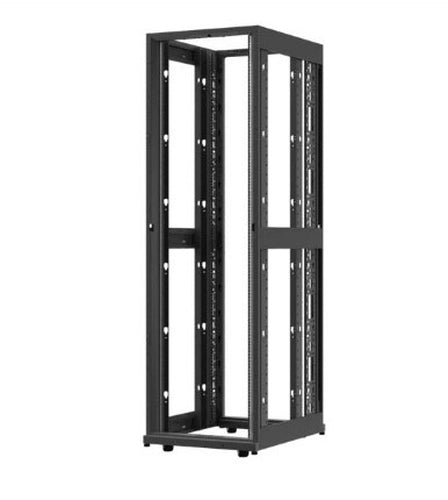 APC NetShelter AV, Server Rack Enclosure, 42U, 10-32 Threaded Rails, without Sides, Roofs, Doors, Black, 1991H x 600W x 806D mm
