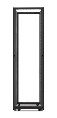 APC NetShelter AV, Server Rack Enclosure, 42U, 10-32 Threaded Rails, without Sides, Roofs, Doors, Black, 1991H x 600W x 806D mm