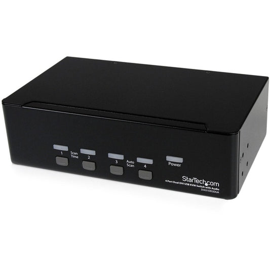 4 Port Dual DVI USB KVM Switch