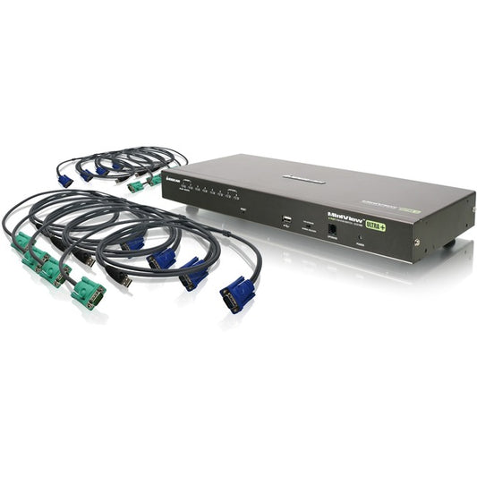 8 Port Combo VGA KVMP Switch