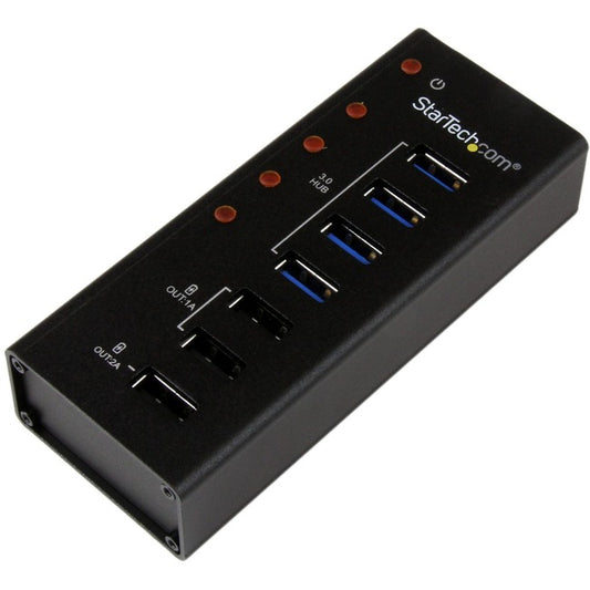 4pt USB3 Hub plus 3 Charge Pts