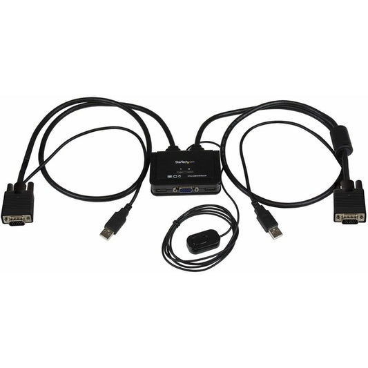 2 Port VGA Cable KVM Switch