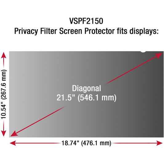 21.5" Privacy Filter Screen
