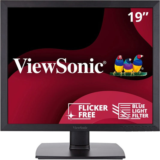 ViewSonic VA951S 19 " 1024p IPS Monitor with Enhanced Viewing Comfort, HDMI and DVI