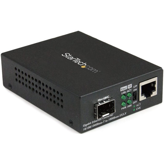 Fiber Media Convrtr w SFP Slot