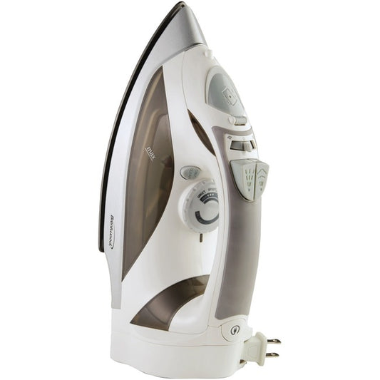 Brentwood (MPI-59W) Steam Iron With Retractable Cord (White)
