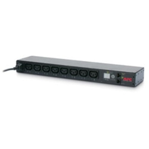 APC by Schneider Electric Rack PDU, Switched, 1U, 12A/208V, 10A/230V, (8)C13