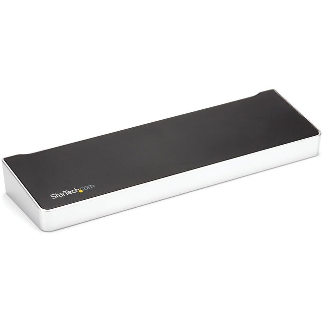 StarTech.com USB C Dock - Compatible with Windows / macOS - Supports Triple 4K Ultra HD Monitors
