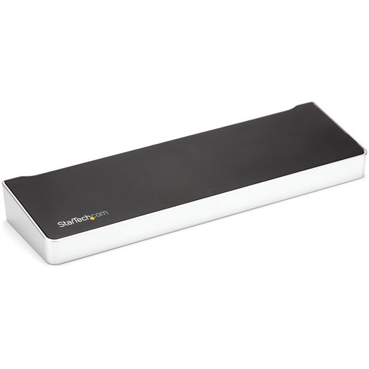 StarTech.com USB C Dock - Compatible with Windows / macOS - Supports Triple 4K Ultra HD Monitors