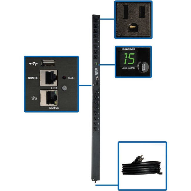 PDU Switched 16 5-15R 15A LX