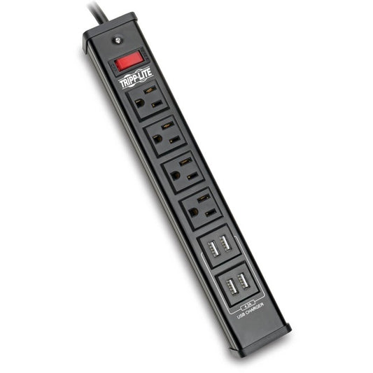 Surge Strip 4 Out 4 USB Ports