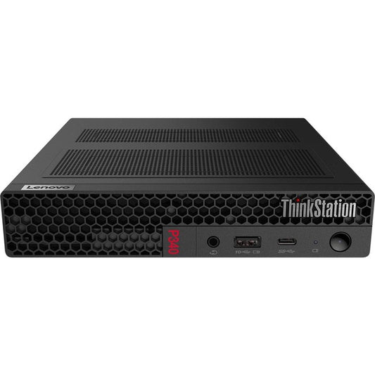 Lenovo ThinkStation P340 30DF001NUS Workstation - 1 x Intel Deca-core (10 Core) i9-10900T 1.90 GHz - 32 GB DDR4 SDRAM RAM - 1 TB SSD - Tiny - Raven Black