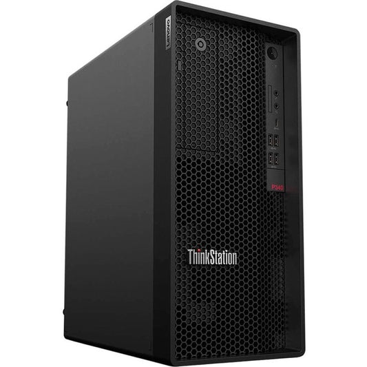 Lenovo ThinkStation P340 30DH00JEUS Workstation - 1 x Intel Octa-core (8 Core) i7-10700K 3.80 GHz - 16 GB DDR4 SDRAM RAM - 512 GB SSD - Tower - Raven Black