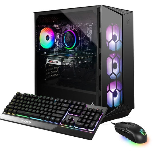 MSI Aegis R 11TC-099US Gaming Desktop Computer - Intel Core i7 11th Gen i7-11700 Octa-core (8 Core) 2.50 GHz - 16 GB RAM DDR4 SDRAM - 1 TB M.2 PCI Express NVMe SSD - Black