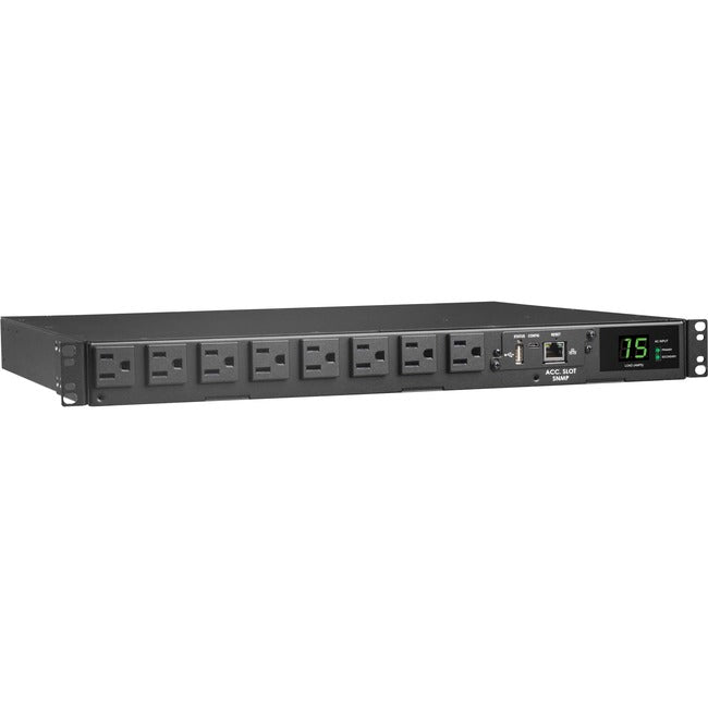 PDU ATS/MONITORED 15A 8 5-15R