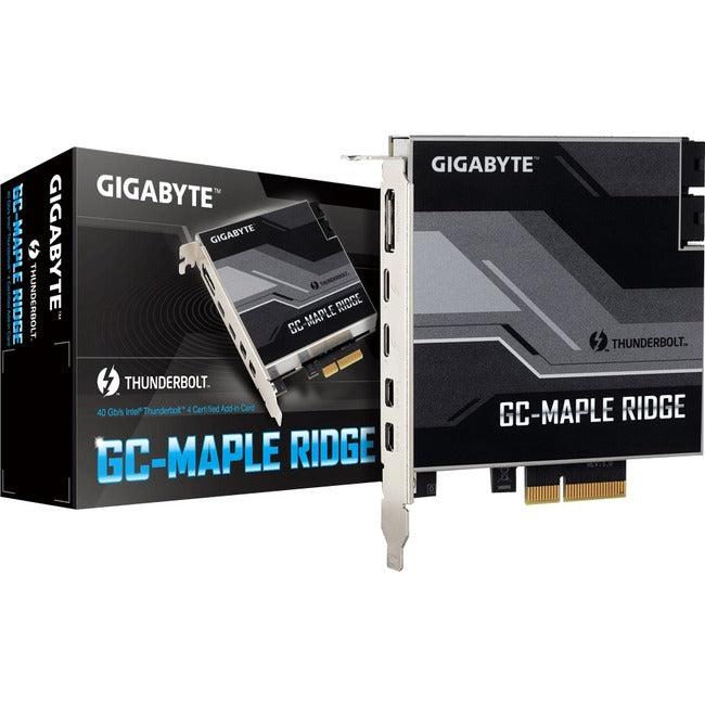 GIGABYTE GC-MAPLE RIDGE interface cards/adapter Internal DisplayPort, Mini DisplayPort, Thunderbolt 4, USB 3.2 Gen 2 (3.1 Gen 2)
