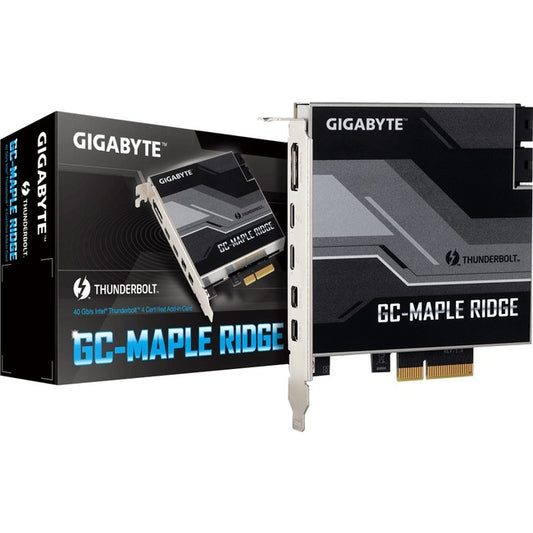 GIGABYTE GC-MAPLE RIDGE interface cards/adapter Internal DisplayPort, Mini DisplayPort, Thunderbolt 4, USB 3.2 Gen 2 (3.1 Gen 2)