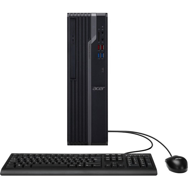 Acer Veriton X4680G VX4680G-I71170S1 Desktop Computer - Intel Core i7 11th Gen i7-11700 Octa-core (8 Core) 2.50 GHz - 8 GB RAM DDR4 SDRAM - 256 GB PCI Express SSD - Black