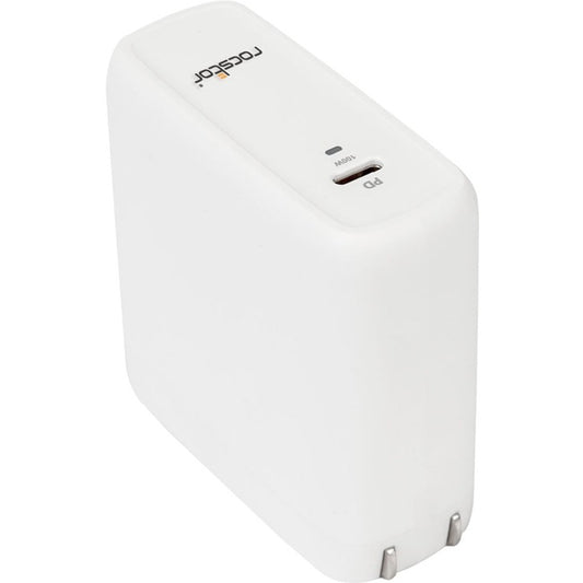 Rocstor 100W Smart USB-C Power Adapter - A/C Charger for Apple&reg; MacBook&reg;, MacBook Air&reg;, MacBook Pro&reg; 13" (61W), MacBook Pro&reg; 14" (67W), MacBook Pro&reg; 15.6" (87W), MacBook Pro&reg; 16" (96W) with USB=C, Chromebook&reg;, HP&reg;, Dell