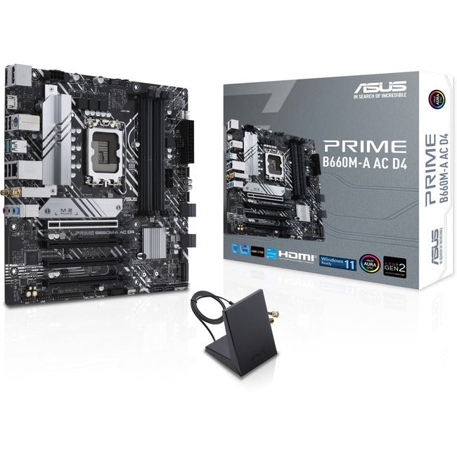 ASUS PRIME B660M-A AC D4 motherboard Intel B660 LGA 1700 micro ATX