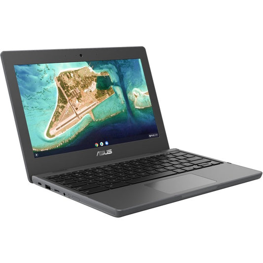 Asus Chromebook Flip CR1 CR1100FKA-YZ182T 11.6" Touchscreen Rugged Convertible 2 in 1 Chromebook - HD - 1366 x 768 - Intel Celeron N5100 Quad-core (4 Core) 1.10 GHz - 8 GB Total RAM - 32 GB Flash Memory - Dark Gray