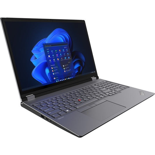 Lenovo ThinkPad P16 G1 21D60074US 16" Mobile Workstation - QHD - 2560 x 1600 - Intel Core i7 12th Gen i7-12850HX Hexadeca-core (16 Core) 2.10 GHz - 32 GB Total RAM - Storm Gray