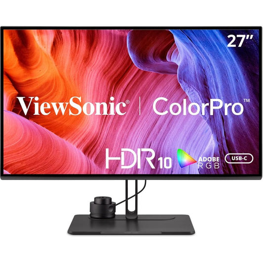 ViewSonic VP2786-4K 27" ColorPro 4K UHD IPS Monitor with ColorPro Wheel True 10-Bit Color, 90W USB C
