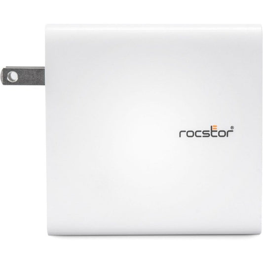 Rocstor 140W Smart USB-C&trade; Power Adapter AC Charger. Compatible with Apple&reg; MacBook&reg;, MacBook Air&reg;, MacBook Pro&reg; with Thunderbolt 3/4 (87W & 96W), MacBook Pro&reg; 13" (61 & 67W), MacBook Pro&reg; 14" 2021 and higher, MacBook Pro&reg;